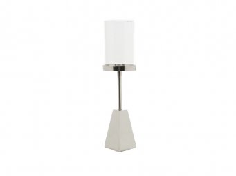 AK.IU0206 SILVER MUMLUK H40*11,5*11,5CM 